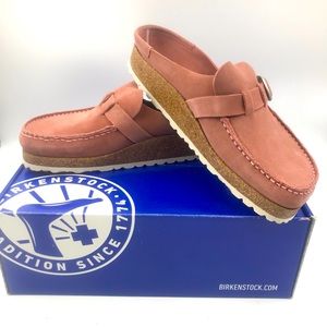 Women’s Birkenstock Buckley Pink Clay/Blush Sandals, Slip-on Clogs US 9,  EUR 40